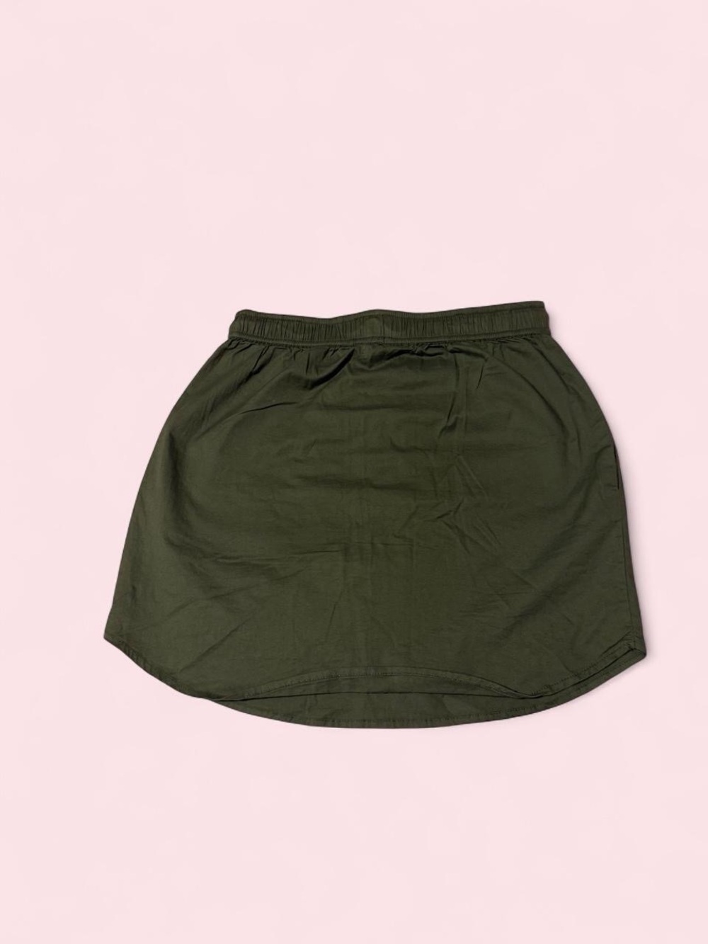 Sundry for evereve Olive Drawstring Mini Skirt - Picture 2 of 3